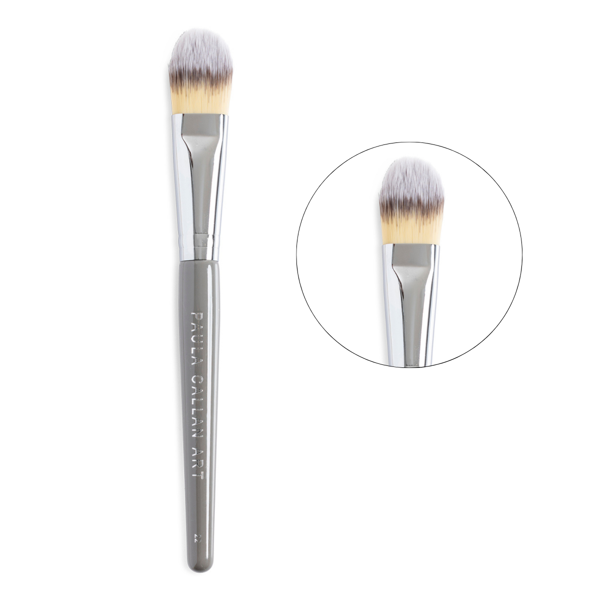 #22 Skin Care & Smoothing Foundation Brush